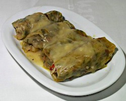 Cabbage Rolls Stuffed with Rice